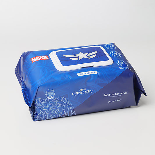 Pañitos Húmedos Marvel Capitán America